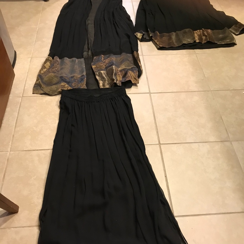 3 piece formal gown